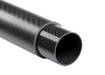 CFK-Rohr Premium Ø10-30mm Carbon glänzend 220g/m² 3K Köper CNC Fräsen Kohlefaser 